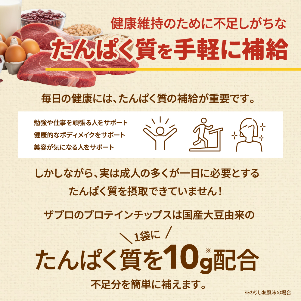 ザプロ プロテインチップス 商品特徴