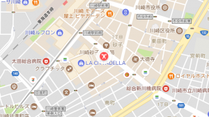マンツーマンジム_247ワークアウト川崎店の地図