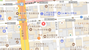 プライベートジム_247ワークアウト名古屋栄店の地図